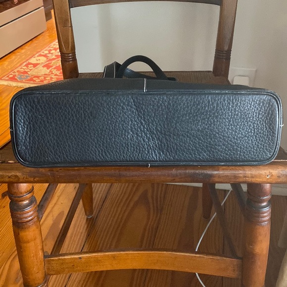 Authentic vintage BURBERRY tote black leather - Picture 6 of 16